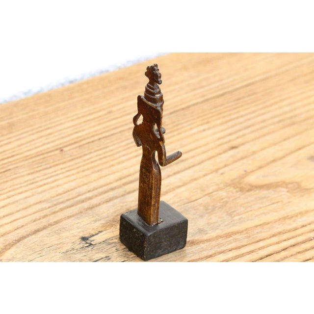 Miniature Bronze Female Attendant For Sale - Image 4 of 7