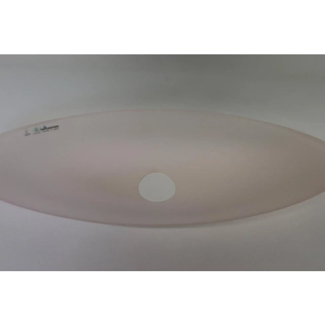 "Chimera" 1990s Carlo Nason Wall Lamp Murano Rose Glass For Sale - Image 10 of 12