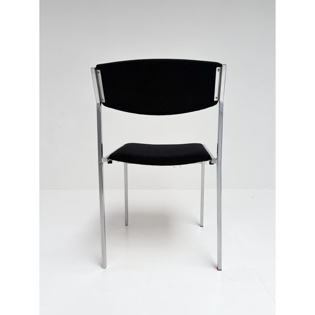 Stacking Chairs by Gijs van der Sluis, 1970s, Set of 4 For Sale - Image 9 of 13