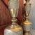 Vintage James Mont Style Brass Table Lamps With Wood Bases - Pair For Sale - Image 15 of 18