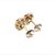 Natural Sapphire Diamond Stud Earrings 14k Gold 0.70 TCW Certified For Sale - Image 9 of 10