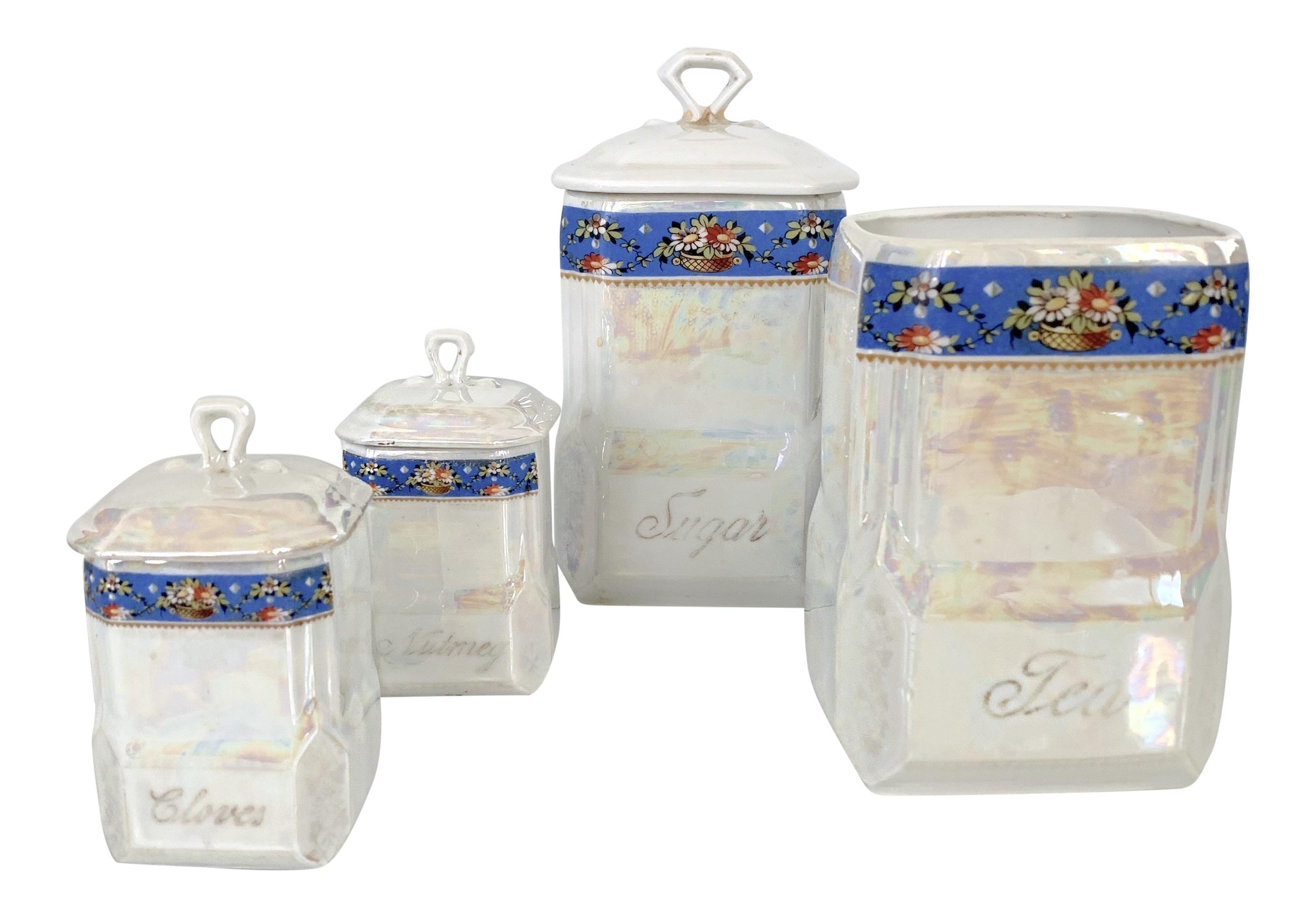 iridescent tea coffee sugar