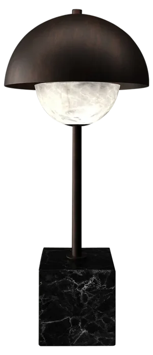 Apollo Ruggine of Florence Metal Table Lamp by Alabastro Italiano