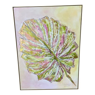 Palm Beach Monstera - Designed by Cheryl P. Kohloff For Sale