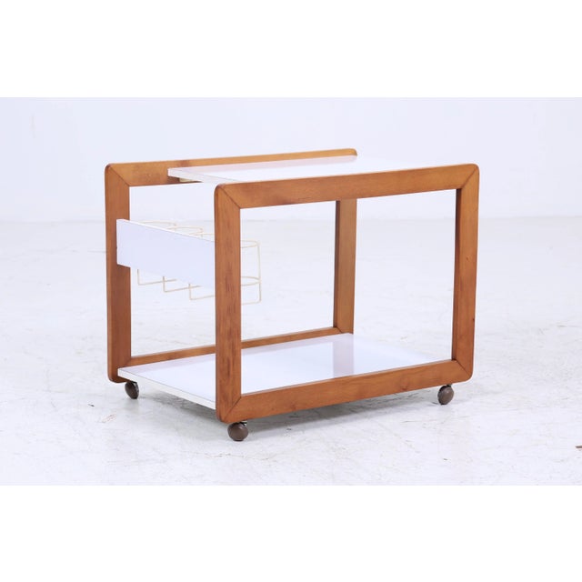 Mid-Century Serving Trolley, 1960s For Sale - Image 9 of 11