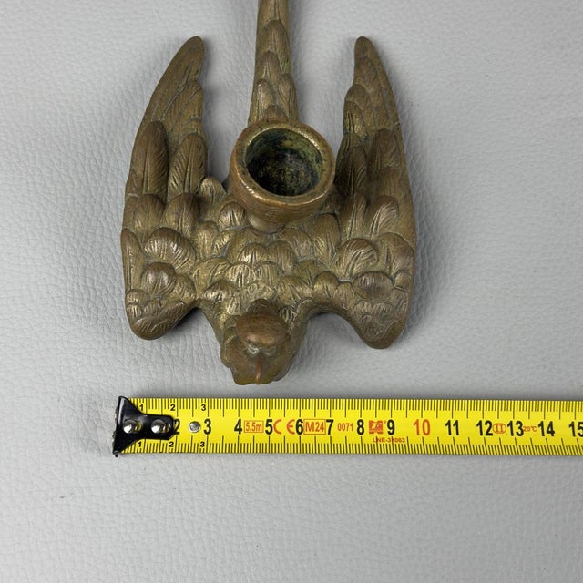 Vintage Bronze Candleholder, 1950s For Sale - Image 11 of 12