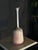 Early 21st Century Loom Textured Charcoal and Burgundy Metal Vase For Sale In Miami - Image 6 of 8