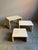 Mid-Century Modern Postmodern Travertine Nesting Side Tables, a Set of 3 For Sale - Image 3 of 12