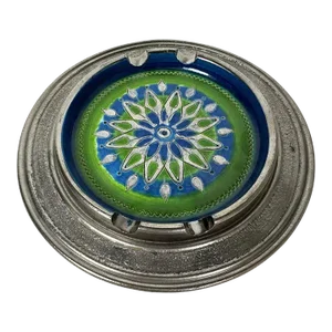 1960s Vintage Mid-Century Modern Aldo Londi Bitossi Italian Ceramic Pottery Ashtray