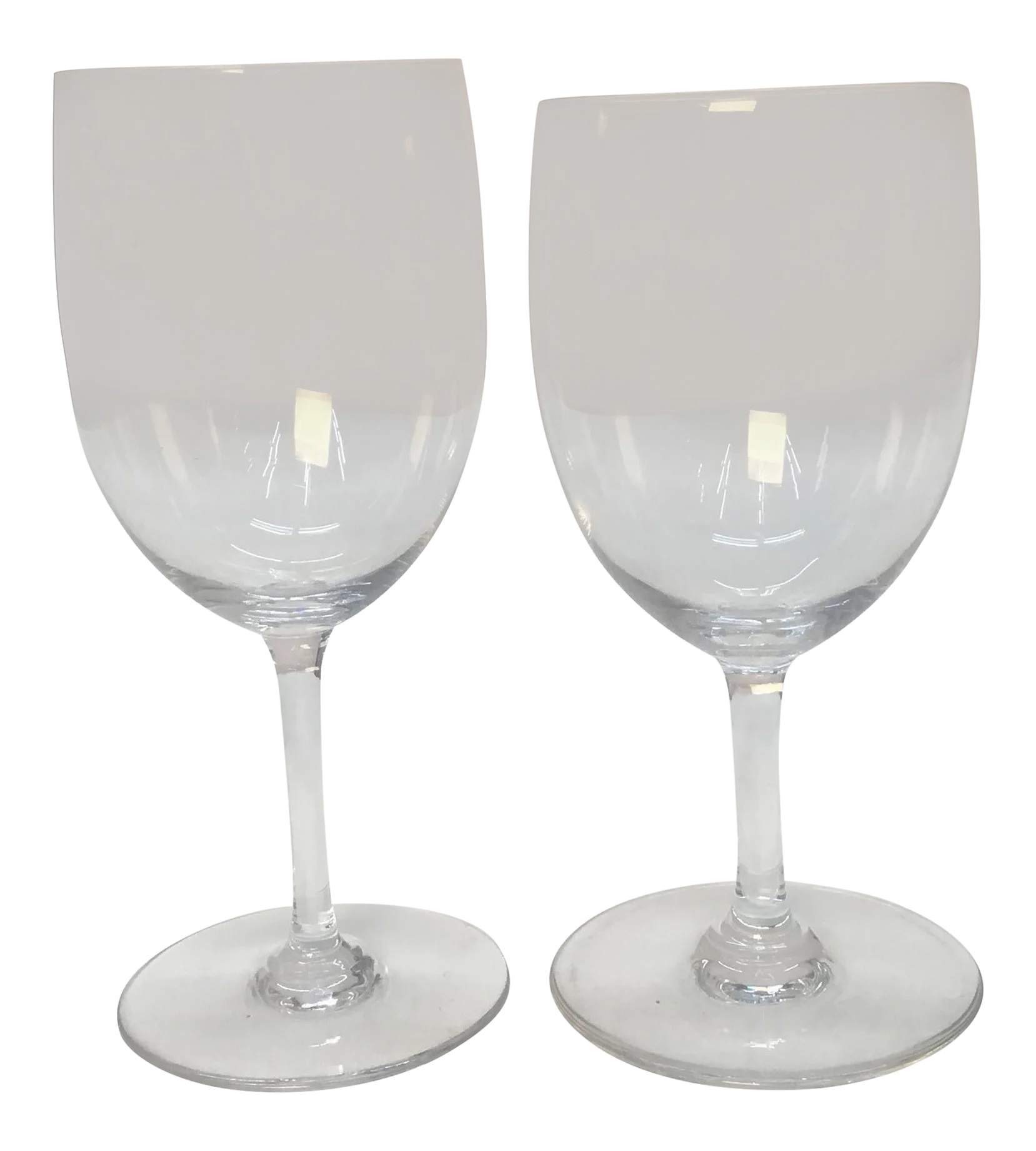 Baccarat France Crystal Wine Glasses - a Pair