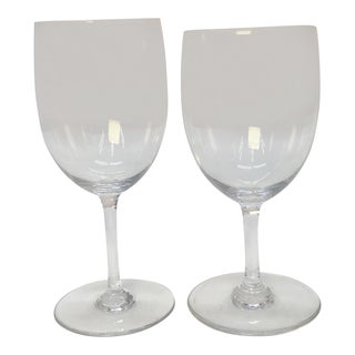 Baccarat France Crystal Wine Glasses - a Pair For Sale