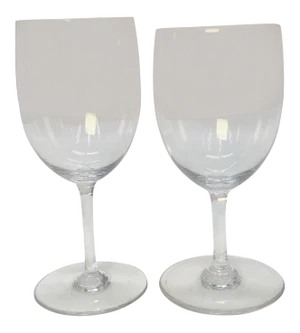 Baccarat France Crystal Wine Glasses - a Pair