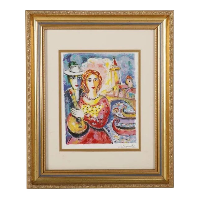 Seriolithograph After Zamy Steynovitz "Beauty and Beau" For Sale