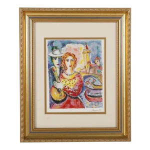 Seriolithograph After Zamy Steynovitz "Beauty and Beau"