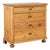 19th Century Four Drawer Pine Chest of Drawers, Denmark For Sale