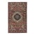 1950 5'3"x8'6" Red Vintage Persian Bakthiar Hand Knotted Pure Wool Clean Oriental Rug For Sale