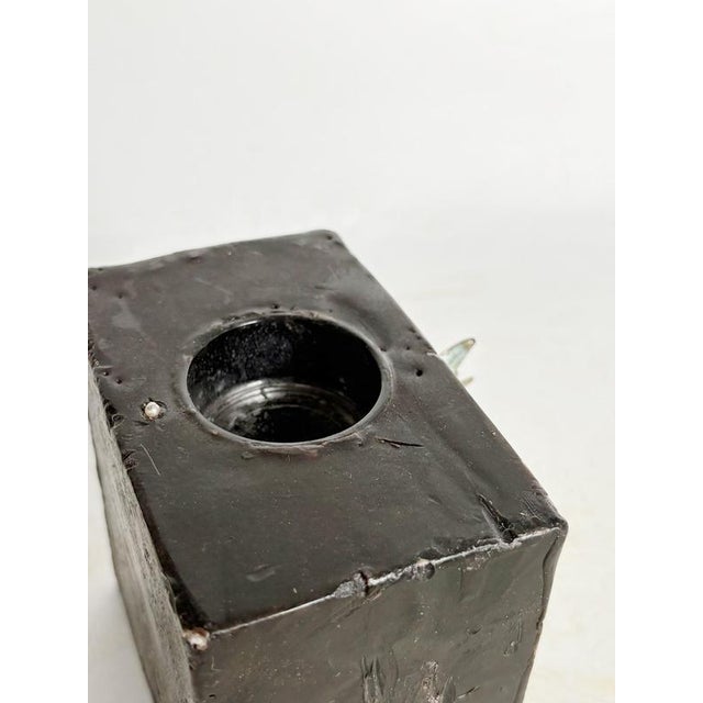 Candleholder in Candle and Brass, France, 1970 For Sale - Image 11 of 16