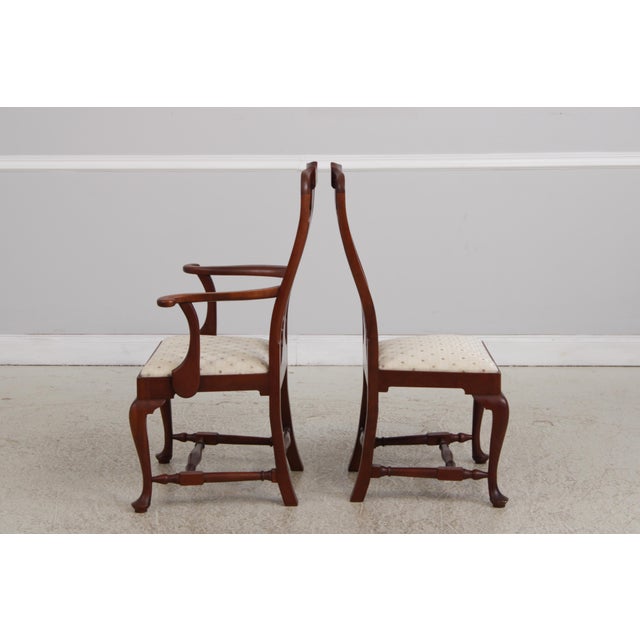 Set of 8 Eldred Wheeler Cherry Dining Room Chairs For Sale - Image 14 of 18
