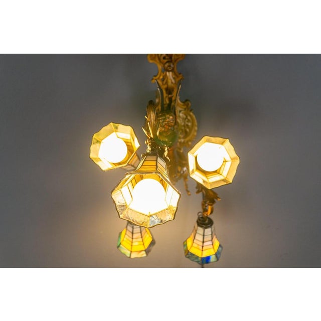 Metal Vintage Bronze Wall Lamp For Sale - Image 7 of 18