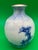 American 1889-1906 American Belleek Ceramic Art Co Early Lenox Blue Hand Painted Vase For Sale - Image 3 of 12