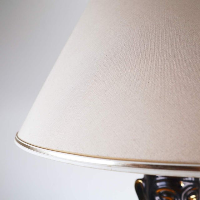 Table Lamp with Ceramic Base For Sale - Image 5 of 9