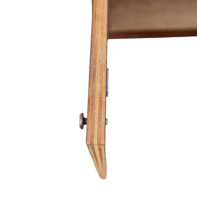 1960s Mid-Century Modern Walnut Trough Planter Room Divider Cabinet For Sale - Image 13 of 16