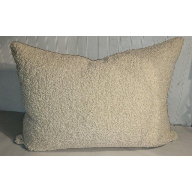 Pair of Mid 20th Century Geometric Mexican Weaving Pillows For Sale - Image 4 of 4