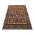 Vintage Yalameh Rug 5' X 6'5'' Multicolor Wool Tribal Hand-Knotted Carpet For Sale