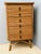 Rattan Chest of Drawers attributed to Adrien Audoux and Frida Minet, 1960s For Sale - Image 9 of 15