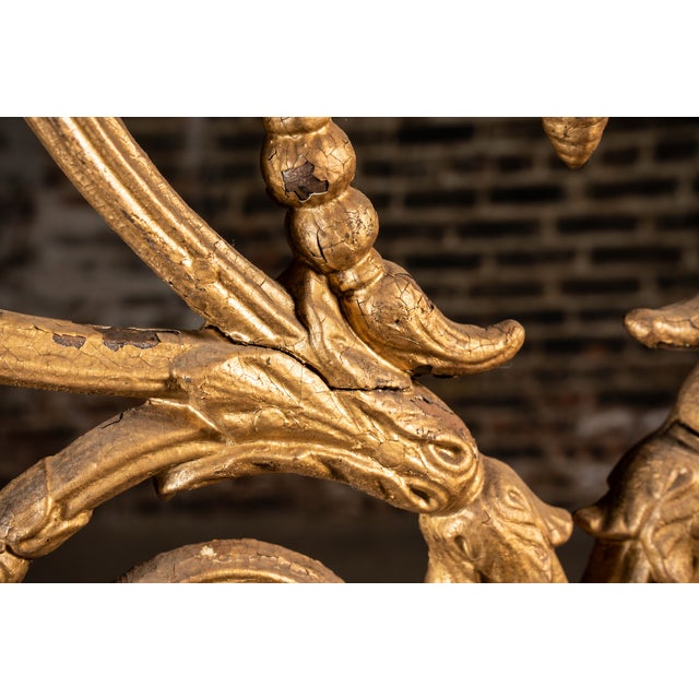 Metal Late 19th Century Ornate Cast Iron Hall Tree For Sale - Image 7 of 8