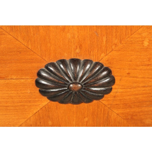 Art Deco Birch and Ebonized Side Table For Sale - Image 9 of 11