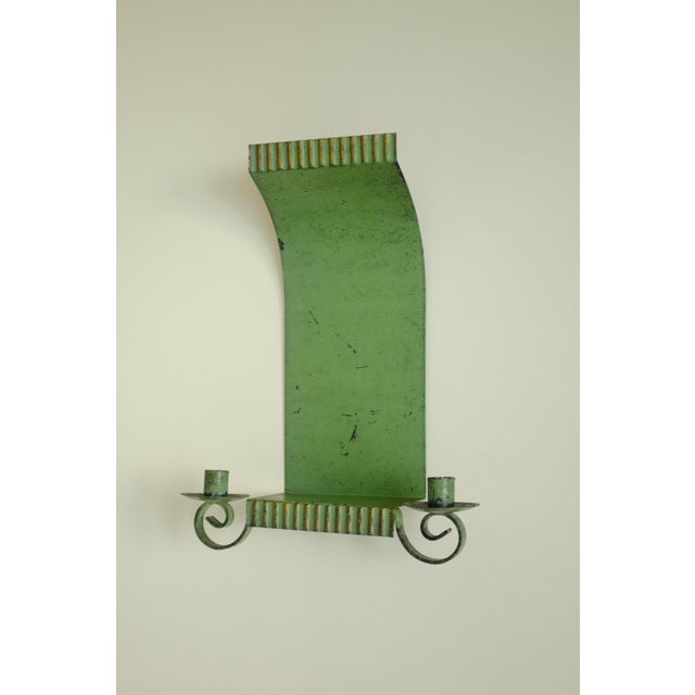 1920s Swedish Grace Wall Candle Holder For Sale - Image 5 of 10