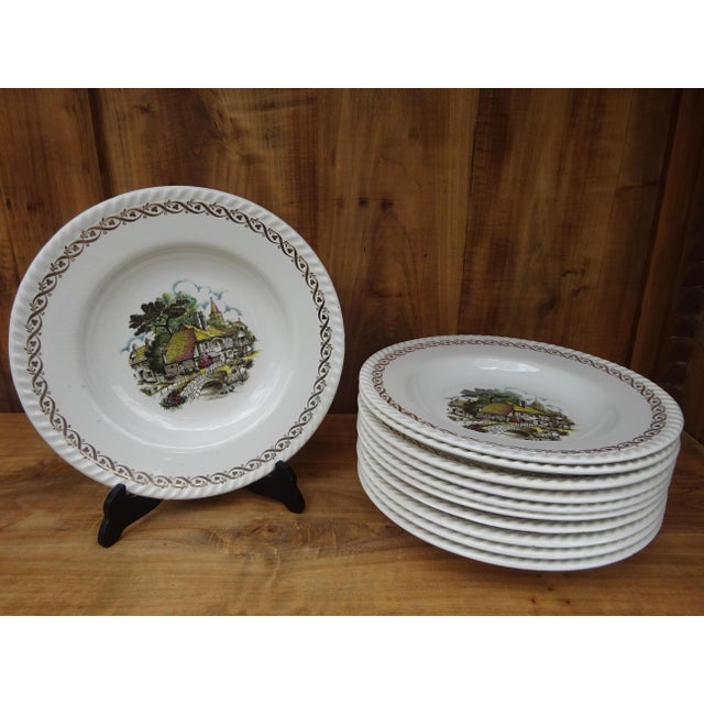 Soup Plates in Lunéville Earthenware by Keller & Guerin, 1890s, Set of 11 For Sale - Image 18 of 18