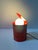 Pop Art 1980s Vrieland Vintage Tin Can Lamp Red For Sale - Image 3 of 14