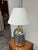 Rustic European Restoration Hardware Mercury Glass 19th Century Style Table Lamp For Sale - Image 3 of 12