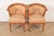 Mid-Century Modern Harold Schwartz for Romweber Mid-Century Modern Sculpted Oak Tub Chairs, Pair For Sale - Image 3 of 12