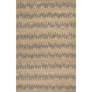 Erin Gates by Momeni Orchard Blue Vine Hand Woven Rug 10'X14' For Sale