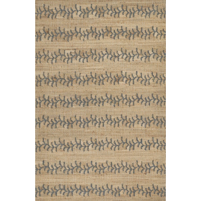 Erin Gates by Momeni Orchard Blue Vine Hand Woven Rug 10'X14' For Sale
