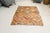 Mid 20th Century Terracotta and Ochre Diamond Design Kilim For Sale - Image 4 of 10