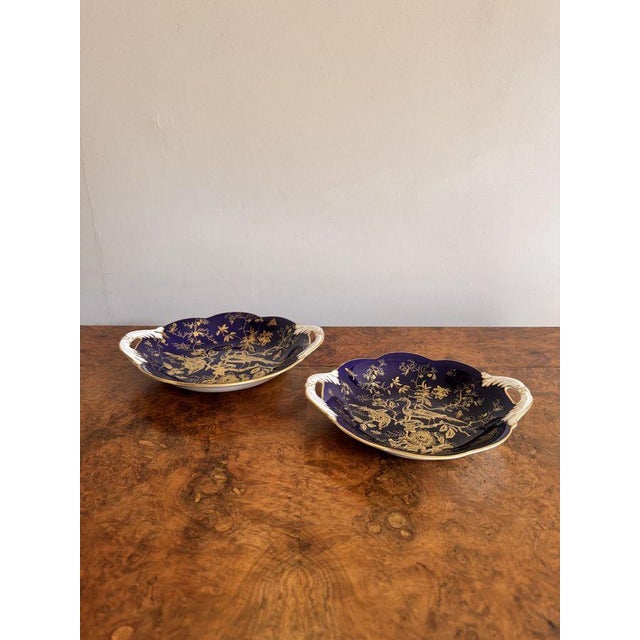 Antique Coalport Plates, 1920, Set of 2 For Sale - Image 3 of 6