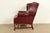 Hancock & Moore Chippendale Wingback Leather Lounge Chair For Sale - Image 11 of 15