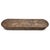 Late 20th Century Vintage Coffee Washed Organic Modern Ripple Bench For Sale - Image 5 of 11