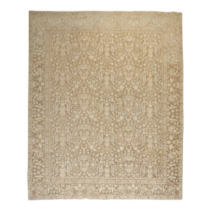 Zabihi Collection Brown Persian Meshed Room Size Rug
