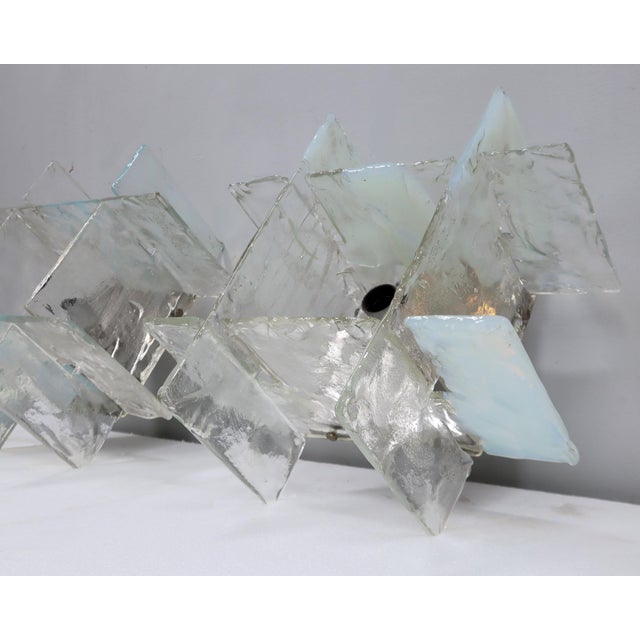 Murano Glass Sconces from Mazzega, 1960s, Set of 2 For Sale - Image 11 of 14