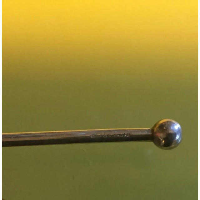 Sterling Silver Leaf Form Spoons - Set of 6 For Sale - Image 9 of 11