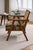 Mid-Century Lounge Chair – Rattan Back, Upholstered in Designer Dedar Tiger Mountain For Sale - Image 4 of 4