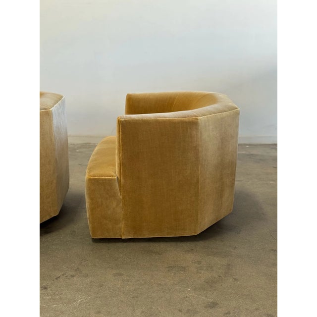 Vintage Angular Lounge Chairs - Pair For Sale - Image 10 of 12