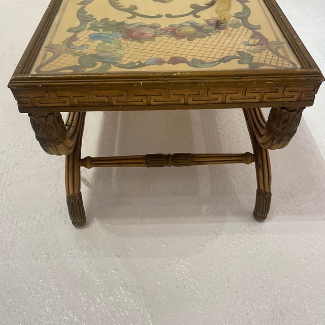 Antique Mid 20th Century Italian Neoclassical Style Coffee Table | Chairish