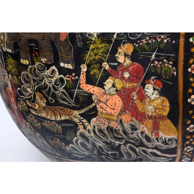 Over-Scaled Anglo Indian Tole Rice Barrel For Sale - Image 10 of 11