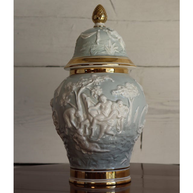 Ceramic Pieces in Capodimonte Ceramic, 1950s, Set of 5 For Sale - Image 14 of 18